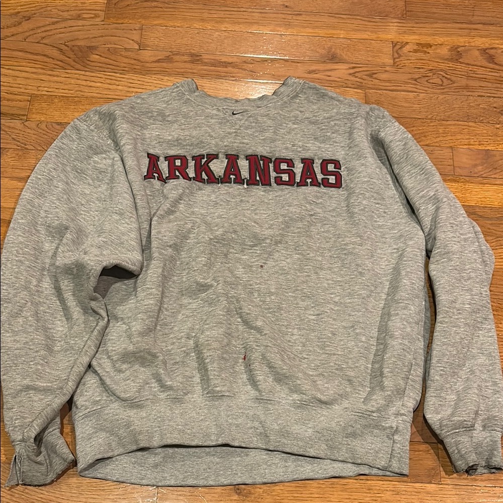 Nike Arkansas Gray Sweatshirt